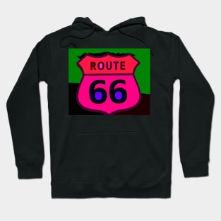 Colorful Route 66 Hoodie